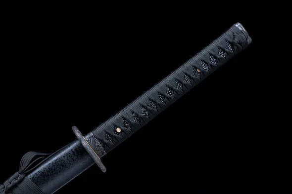 Kurikata-Katana-Tanto-Wakizashi-Kuro-Acier-en-Carbone-1075