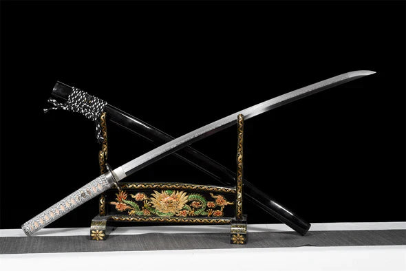 Katana-Miyamoto-Acier-T10-Hamon-Veritable