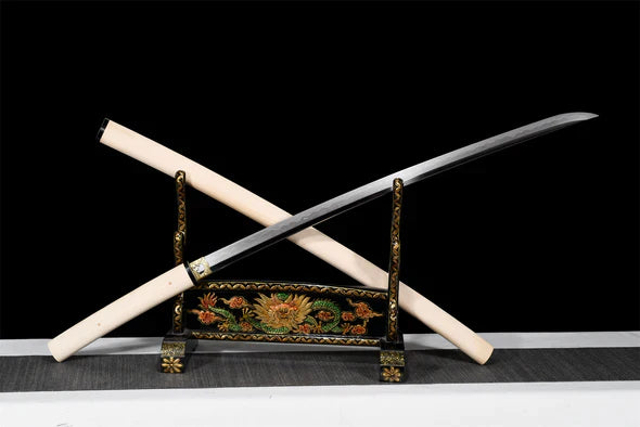 Katana-Shirasaya-Acier-T10-Hamon-Veritable