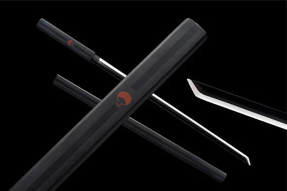 Saya-Sasuke-Uchiwa-Kusanagi-Acier-en-Carbone-1060