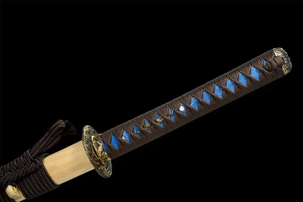 Tsuka-Terre-et-Mer-Acier-T10-Hamon-Veritable