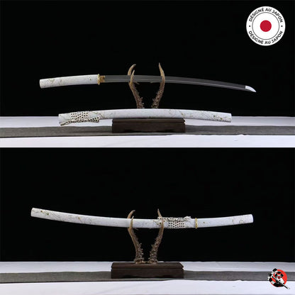 Katana Ghost of Yotei Gilded Night Weiß - Limitierte Auflage
