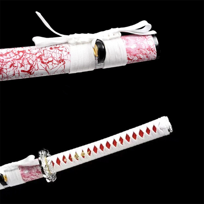 pink katana sword