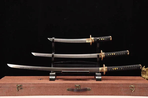 Blade-Katana-Tanto-Wakizashi-Nomu-Acier-Damas-Hamon-Veritable