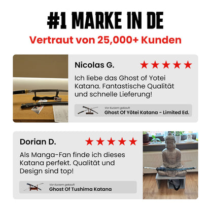 Katana Ghost of Yotei Gilded Night Weiß - Limitierte Auflage