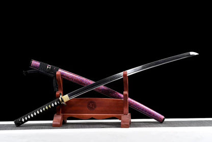 Katana-Hinode-Acier-T10-Hamon-Veritable