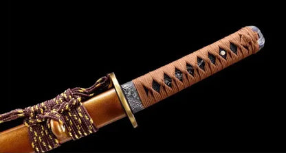    Tsuka-Pack-Katana-Tanto-Wakizashi-Suna-Acier-T10-Hamon-Veritable