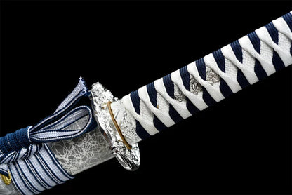 Katana-Tsuka-Elfes-Bleu