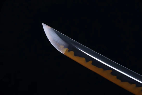 Lame-Katana-Tanto-Wakizashi-Suna-Acier-T10-Hamon-Veritable