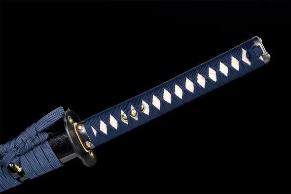 Tsuka-Uesugi-Kenshin-Acier-T10-Hamon-Veritable